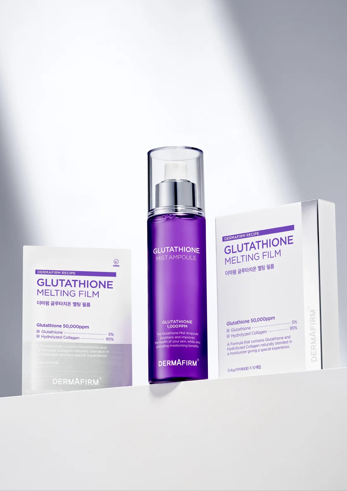 DermAfirm Glutathione Melting Film & spray