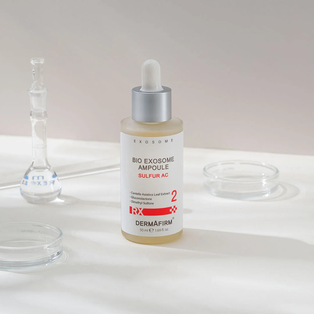 DermAfirm Bio Exosome Ampoule Sulfur AC with background