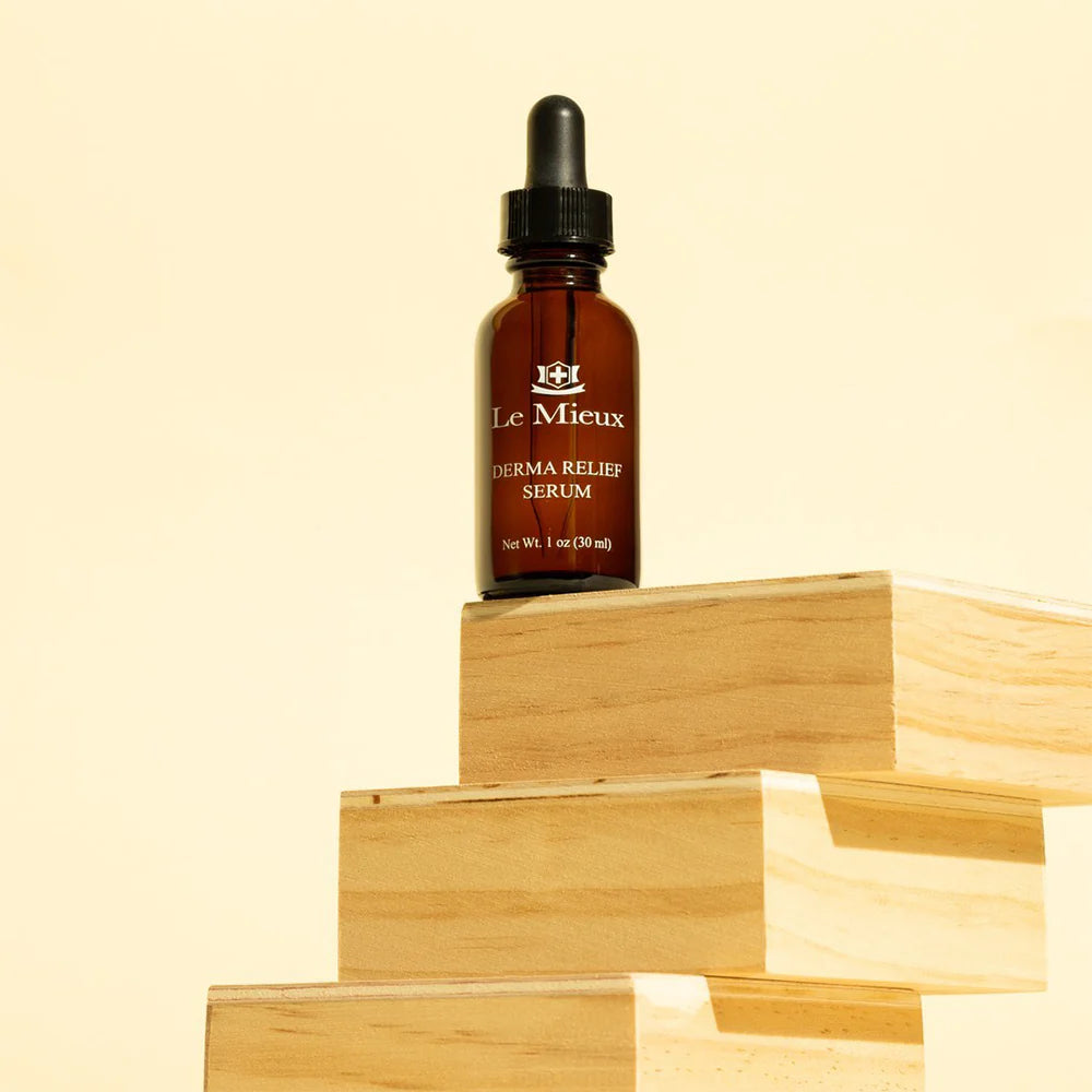 Le Mieux Derma Relief Serum on blocks