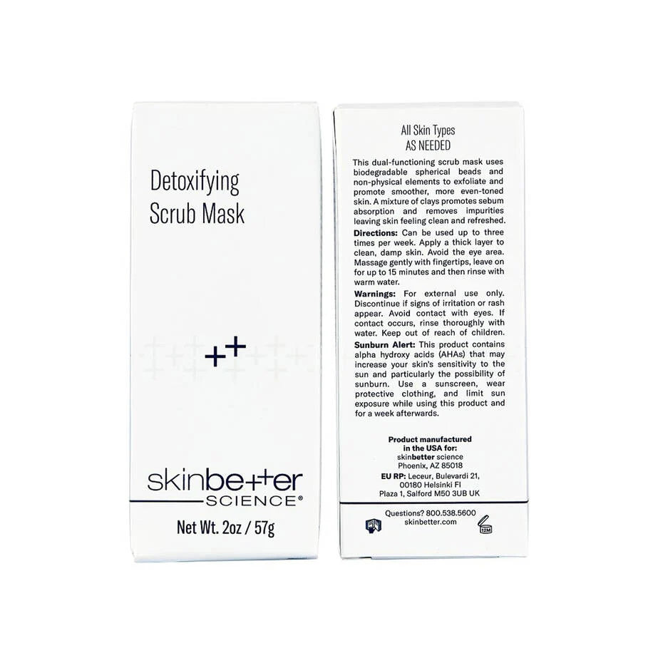 SkinBetter Detoxifying Scub Mask box