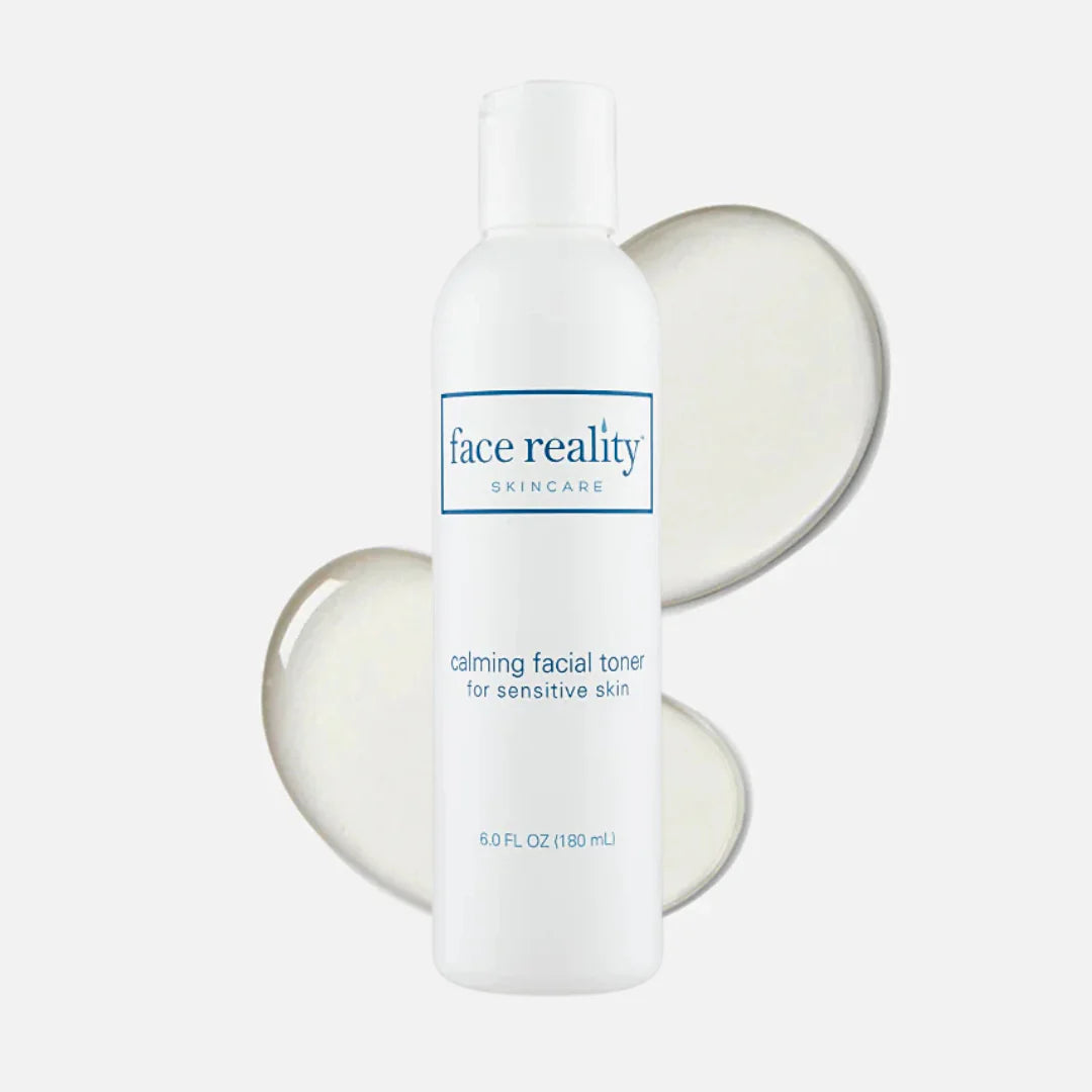 Face Reality Calming Toner bottle with texture