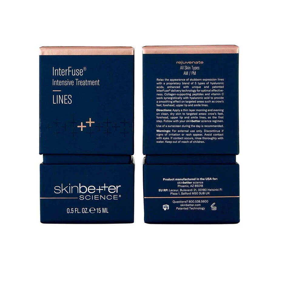 SkinBetter InterFuse Intensive Treatment LINES 15ml BOX