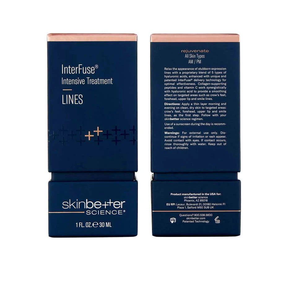 SkinBetter InterFuse Intensive Treatment LINES 30ml box