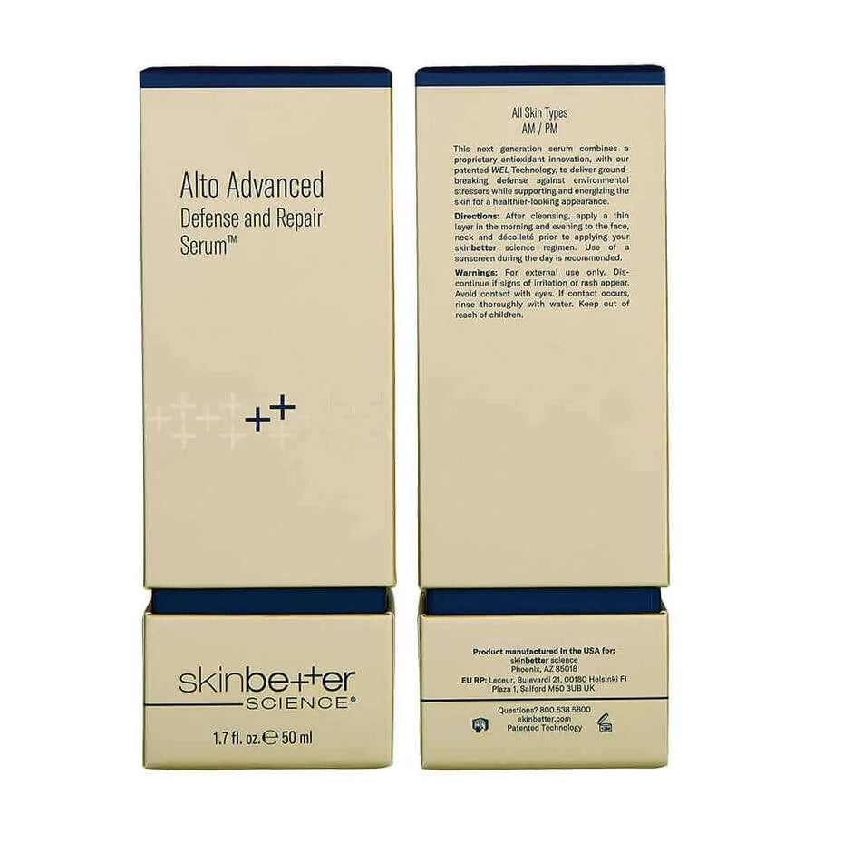 SkinBetter Alto Advanced Defense and Repair Serum 50ml box