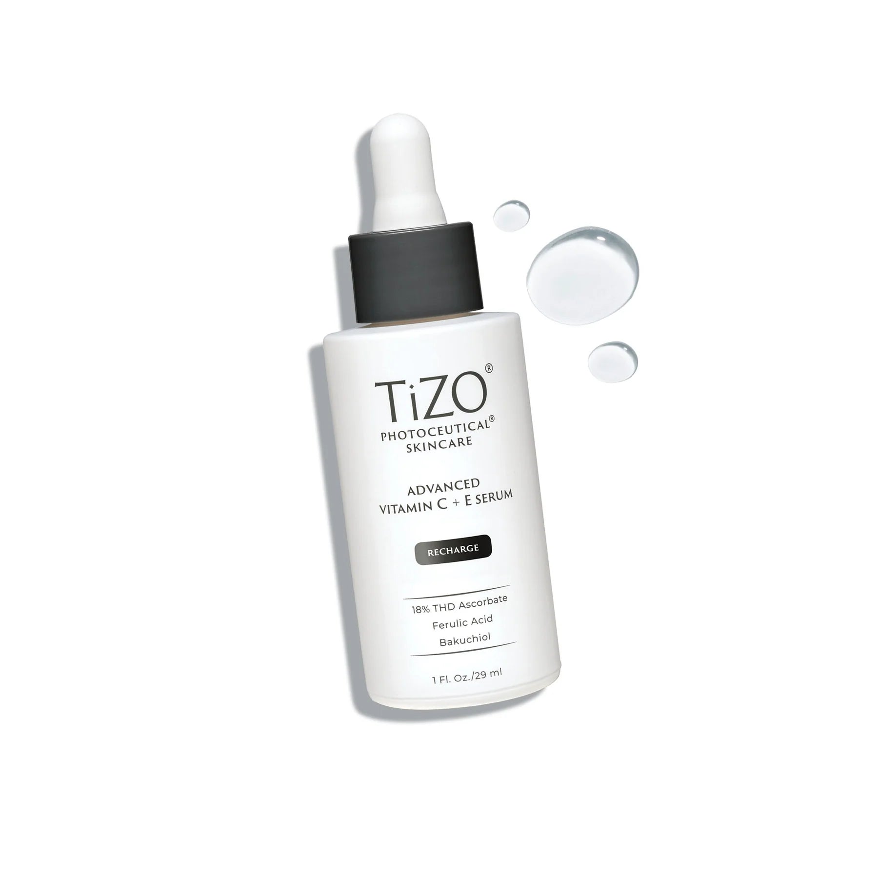 TIZO Advanced Vitamin C+E Serum with texture