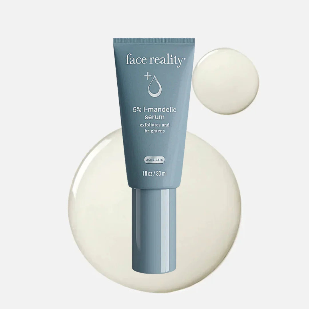 face reality 5% l-mandelic serum with texture